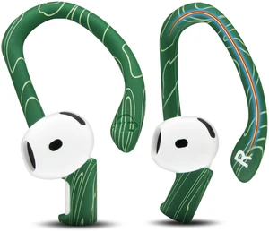 HookZ - Adjustable Over-Ear Hooks for AirPods 4 Made by Wicked Cushions Malleable Core for Custom Fit, Secure & Comfortable, Patent Pending Emerald Tide HookZ - Adjustable Over-Ear Hooks for AirPods 4 Made by Wicked Cushions Malleable Core for Custom Fit, Secure & Comfortable, Patent Pending Emerald Tide