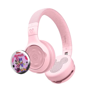 Disney Kids Bluetooth Foldable Headphones: Use Wired or Wireless for Travel, Education, and Screen-Free Entertainment Includes Minnie Mouse StoryShield, Pink Disney Kids Bluetooth Foldable Headphones: Use Wired or Wireless for Travel, Education, and Screen-Free Entertainment Includes Minnie Mouse StoryShield, Pink