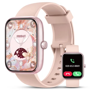 Smart Watch Women Men, 1.83" Alexa Fitness Tracker, Heart Rate, Sleep, Stress Monitor, IP68 Waterproof Swimming Smartwatch, Make/Answer Calls, Compatible with iOS & Android Smart Watch Women Men, 1.83" Alexa Fitness Tracker, Heart Rate, Sleep, Stress Monitor, IP68 Waterproof Swimming Smartwatch, Make/Answer Calls, Compatible with iOS & Android