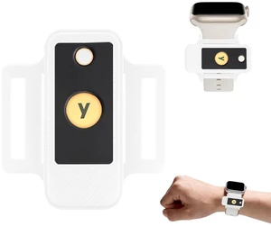 Watchband Holder for YubiKey 5 NFC and 5C NFC,White 360° Protection, NFC Access, TPU Cover for Yubico Security Key, Lightweight, Everyday Carry Watchband Holder for YubiKey 5 NFC and 5C NFC,White 360° Protection, NFC Access, TPU Cover for Yubico Security Key, Lightweight, Everyday Carry
