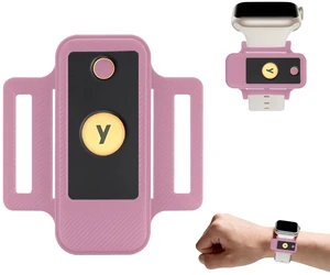 Watchband Holder for YubiKey 5 NFC and 5C NFC, Dusty Pink 360° Protection, NFC Access, TPU Cover for Yubico Security Key, Lightweight, Everyday Carry Watchband Holder for YubiKey 5 NFC and 5C NFC, Dusty Pink 360° Protection, NFC Access, TPU Cover for Yubico Security Key, Lightweight, Everyday Carry