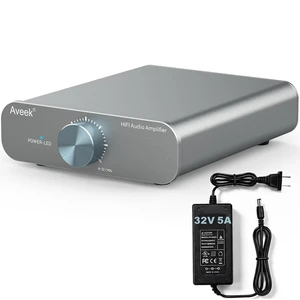 TPA3255 Stereo Amplifier, 2 Channel Class D Amp for Passive Speakers 32V 5A Adapter Included, RCA & 3.5mm Inputs, Low-Noise HiFi Sound for 2-8 Passive Bookshelf/Tower Speakers, Desktop Audio TPA3255 Stereo Amplifier, 2 Channel Class D Amp for Passive Speakers 32V 5A Adapter Included, RCA & 3.5mm Inputs, Low-Noise HiFi Sound for 2-8 Passive Bookshelf/Tower Speakers, Desktop Audio