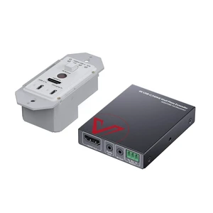 AV Access USB C & HDMI Wall Plate Extender Over Cat6/7 Upto 230ft, 4K@60Hz 100W Charge for Laptop, HDCP2.3, Ultrawide Resolution, PoC, Dolby Atmos, Audio De-Embedding, RS232, IR, for Conference Room AV Access USB C & HDMI Wall Plate Extender Over Cat6/7 Upto 230ft, 4K@60Hz 100W Charge for Laptop, HDCP2.3, Ultrawide Resolution, PoC, Dolby Atmos, Audio De-Embedding, RS232, IR, for Conference Room