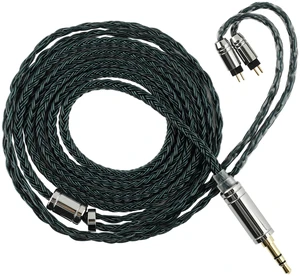 Tripowin Zonie 16 Core Silver Plated IEM Cable, 2pin 0.78mm, 4.4mm 1.25m SPC in Ear Monitor Wire, Earphone Upgraded Cords for 7hz Zero:2 Orchestra Lite Cadenza Hype4 Supermix4, Moss Tripowin Zonie 16 Core Silver Plated IEM Cable, 2pin 0.78mm, 4.4mm 1.25m SPC in Ear Monitor Wire, Earphone Upgraded Cords for 7hz Zero:2 Orchestra Lite Cadenza Hype4 Supermix4, Moss