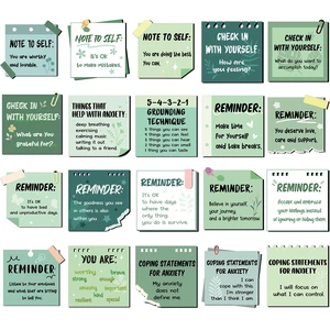 300 Pcs Motivational Mental Health Affirmation Stickers, Green Series Mental Health Awareness Items, Positive Laptop Bottle Decor, Feelings Sticker, Mindfulness Training Gift for Adults Employees 300 Pcs Motivational Mental Health Affirmation Stickers, Green Series Mental Health Awareness Items, Positive Laptop Bottle Decor, Feelings Sticker, Mindfulness Training Gift for Adults Employees