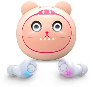 Bluetooth Wireless Earbuds for Kids Small Ears, TWS Bluetooth Headphones, HiFi Stereo Wireless Earphones Sweat-Proof Touch Control Headset with Cartoon Charging Case - Piggy Cat Bluetooth Wireless Earbuds for Kids Small Ears, TWS Bluetooth Headphones, HiFi Stereo Wireless Earphones Sweat-Proof Touch Control Headset with Cartoon Charging Case - Piggy Cat