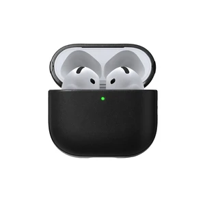 Airpods 4 Case in Black Leather, AirPods 4 Cover, Compatible with New AirPods 5, Qi and MagSafe Charging Compatible, AirPods 4 and 5 Leather Case Airpods 4 Case in Black Leather, AirPods 4 Cover, Compatible with New AirPods 5, Qi and MagSafe Charging Compatible, AirPods 4 and 5 Leather Case