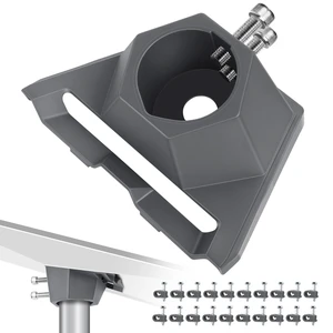 Pipe Adapter Mount for Starlink Standard Gen 3/4/4X, Compatible with 1.25-2.5'' Pipe, Starlink V3/V4 Dish Heavy Duty Roof Pole Mounting Kit Connectors, Thickened Pole Mount Adapter Kit Accessories Pipe Adapter Mount for Starlink Standard Gen 3/4/4X, Compatible with 1.25-2.5'' Pipe, Starlink V3/V4 Dish Heavy Duty Roof Pole Mounting Kit Connectors, Thickened Pole Mount Adapter Kit Accessories