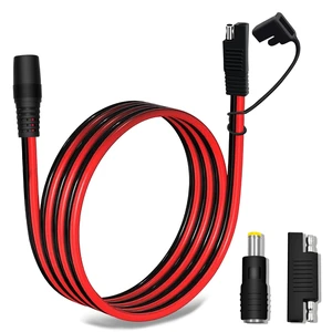 6FT 1.8M SAE to DC8mm Female Adapter for Jackery Solar Panel, with Polarity Reverse Adapter DC7909 to DC8020 Converter for Explorer Series/GZ Portable Power Station Solar Generator 14AWG 6FT 1.8M SAE to DC8mm Female Adapter for Jackery Solar Panel, with Polarity Reverse Adapter DC7909 to DC8020 Converter for Explorer Series/GZ Portable Power Station Solar Generator 14AWG