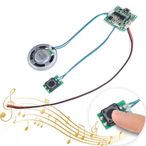 Icstation Recordable Sound Module, Button Control Sound Chip 8M MP3 WAV Music Voice Player Programmable Board with Speaker for DIY Birthday Music Box Mother's Day Greeting Card Present Icstation Recordable Sound Module, Button Control Sound Chip 8M MP3 WAV Music Voice Player Programmable Board with Speaker for DIY Birthday Music Box Mother's Day Greeting Card Present