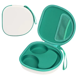 Portable Headphone Case for ICLEVER BTH 20, Travel Carrying Pink Hard EVA Over Ear Headphone Case with Mesh Pocket Storage Cable (White) Portable Headphone Case for ICLEVER BTH 20, Travel Carrying Pink Hard EVA Over Ear Headphone Case with Mesh Pocket Storage Cable (White)