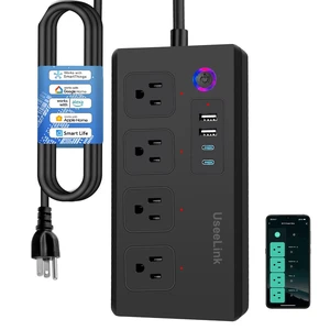 Smart Plug Power StripSurge Protector with 4 Individually Controlled Smart Outlets, Voice Control,4 USBs (incl. 20W USB-C), Compatible with Alexa and Google Home,5Ft Extension Cord Smart Plug Power StripSurge Protector with 4 Individually Controlled Smart Outlets, Voice Control,4 USBs (incl. 20W USB-C), Compatible with Alexa and Google Home,5Ft Extension Cord