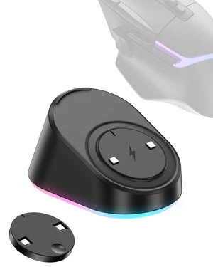 Charging Dock for Logitech G502/G502X/G502X Plus Lightspeed, G Pro X Superlight 2 DEX/Superlight 2/1, G703, G903, G403 Lightspeed and G PRO Computer Mice, Wireless Mice Charging Dock with RGB Light Charging Dock for Logitech G502/G502X/G502X Plus Lightspeed, G Pro X Superlight 2 DEX/Superlight 2/1, G703, G903, G403 Lightspeed and G PRO Computer Mice, Wireless Mice Charging Dock with RGB Light
