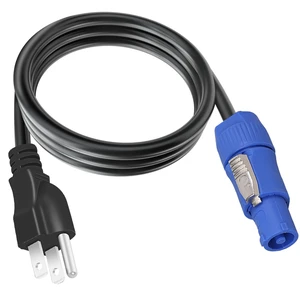 3-Prong NEMA 5-15P to PowerCON Cable 20A 3 Pin PowerCon Input Connector to NEMA 5-15P Connector Cord 16AWG for Outdoor Stage Light LED Screen-1.2M/3.9FT 3-Prong NEMA 5-15P to PowerCON Cable 20A 3 Pin PowerCon Input Connector to NEMA 5-15P Connector Cord 16AWG for Outdoor Stage Light LED Screen-1.2M/3.9FT