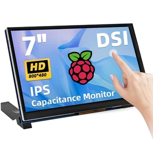 7 Inch Raspberry Pi Monitor Touchscreen, 800x480 DSI IPS Display, 5-Point Touch Capacitive Screen for Raspberry 5/4B/3B+/3B/B+/A+, Driver-Free 7 Inch Raspberry Pi Monitor Touchscreen, 800x480 DSI IPS Display, 5-Point Touch Capacitive Screen for Raspberry 5/4B/3B+/3B/B+/A+, Driver-Free