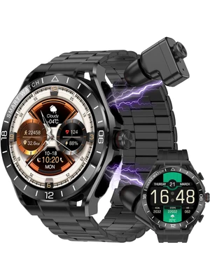 Smart Watch with Earbuds for Men,+ Metal Band Bluetooth Calling can Answer and Make Calls,Sports Fitness Tracker with Step, Metal Material Ultra-Thin Body,Sports Watch Smart Watch with Earbuds for Men,+ Metal Band Bluetooth Calling can Answer and Make Calls,Sports Fitness Tracker with Step, Metal Material Ultra-Thin Body,Sports Watch