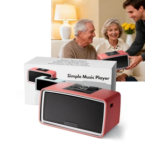 Simple Music Player for Seniors & Elderly, MP3 Player with Large Button 32GB TF Card, Adjustable Volume, Playback Memory & One-Touch Play for Dementia, Alzheimer's & Visually Impaired, Red Simple Music Player for Seniors & Elderly, MP3 Player with Large Button 32GB TF Card, Adjustable Volume, Playback Memory & One-Touch Play for Dementia, Alzheimer's & Visually Impaired, Red
