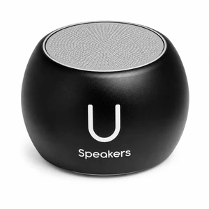 U Boost Mini Bluetooth Speaker with Subwoofer, Black aluminum shell, mini subwoofer, deep bass, IPX4 splash resistant, TWS stereo pairing, rechargeable, travel size, black U Boost Mini Bluetooth Speaker with Subwoofer, Black aluminum shell, mini subwoofer, deep bass, IPX4 splash resistant, TWS stereo pairing, rechargeable, travel size, black