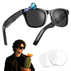 Your First Smart Glasses Sidekick Glasses, 8MP HD Video Recording 410mAh Battery, Object Recognition & Real-Time Translation, Camera Glasses for Outdoor Activities for Women Men, Black Your First Smart Glasses Sidekick Glasses, 8MP HD Video Recording 410mAh Battery, Object Recognition & Real-Time Translation, Camera Glasses for Outdoor Activities for Women Men, Black