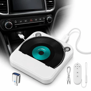 Portable Car CD Player with USB/AUX Port for Car, Truck, Computer External CD Player Compatible with Car Radio Stereo, Laptop, TV, Computer, Universal for Vehicle with Adapter, White Portable Car CD Player with USB/AUX Port for Car, Truck, Computer External CD Player Compatible with Car Radio Stereo, Laptop, TV, Computer, Universal for Vehicle with Adapter, White