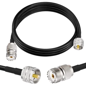 PL-259 UHF CB Coax Cable 10ft CB Antenna Jumper RG8X Coaxial Cable PL259 to SO239 Jumper for Marine VHF Ham Radio Antenna Shack Duplexer Tuner Dummy Load SWR Meter etc PL-259 UHF CB Coax Cable 10ft CB Antenna Jumper RG8X Coaxial Cable PL259 to SO239 Jumper for Marine VHF Ham Radio Antenna Shack Duplexer Tuner Dummy Load SWR Meter etc