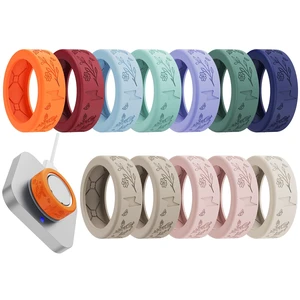 Floral Cover for Oura Ring 5, Charging Without Removal, Anti-Scratch Silicone Ring Protector, Fancy Cute Oura 5 Accessories for Women/Men, 12 Pack (Dopamine, L) Floral Cover for Oura Ring 5, Charging Without Removal, Anti-Scratch Silicone Ring Protector, Fancy Cute Oura 5 Accessories for Women/Men, 12 Pack (Dopamine, L)