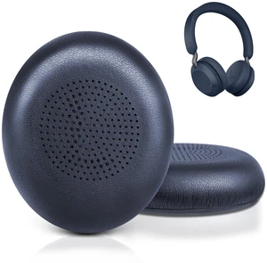 Ear Pads Replacement for Jabra Evolve2 65 40 Elite 45h On-Ear Headphones Evolve2 65MS 65UC USB/ Evolve2 40UC 40MS USB Ear Cushions with Protein Leather (Navy Blue) Ear Pads Replacement for Jabra Evolve2 65 40 Elite 45h On-Ear Headphones Evolve2 65MS 65UC USB/ Evolve2 40UC 40MS USB Ear Cushions with Protein Leather (Navy Blue)