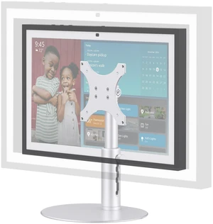 Desk Stand for Echo Show 15/21, 4-Level Height, Adjustable Tilt Aluminum Alloy, 4 Height Positions, 15°-85° Tilt, Anti-Slip Base, Easy Setup, Silver Desk Stand for Echo Show 15/21, 4-Level Height, Adjustable Tilt Aluminum Alloy, 4 Height Positions, 15°-85° Tilt, Anti-Slip Base, Easy Setup, Silver
