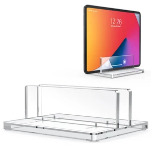 Vertical Laptop Stand, Acrylic Single Holder for MacBook Gaming Adjustable Width 0.87-2.24", Clear Acrylic Single Slot Stand for Desk, Compatible with MacBook Pro/Air HP Gaming up to 17" Vertical Laptop Stand, Acrylic Single Holder for MacBook Gaming Adjustable Width 0.87-2.24", Clear Acrylic Single Slot Stand for Desk, Compatible with MacBook Pro/Air HP Gaming up to 17"