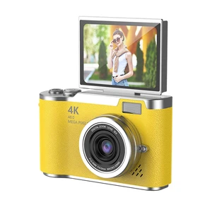 Digital Camera, 1080P HD 48MP Digital Point & Shoot Camera with 2.4 Inch HD Flip Screen, Built in LED Fill Light, 8X Digital Zoom, for Teens Students (Yellow) Digital Camera, 1080P HD 48MP Digital Point & Shoot Camera with 2.4 Inch HD Flip Screen, Built in LED Fill Light, 8X Digital Zoom, for Teens Students (Yellow)