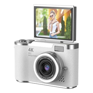 Digital Camera, 1080P HD 48MP Digital Point & Shoot Camera with 2.4 Inch HD Flip Screen, Built in LED Fill Light, 8X Digital Zoom, for Teens Students (White) Digital Camera, 1080P HD 48MP Digital Point & Shoot Camera with 2.4 Inch HD Flip Screen, Built in LED Fill Light, 8X Digital Zoom, for Teens Students (White)