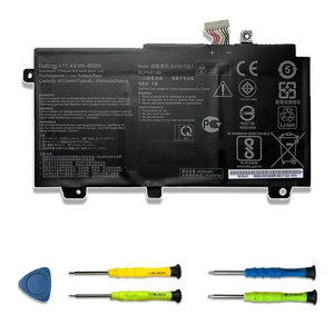 48Wh B31N1726-1 B31N1726 Laptop Battery for ASUS TUF Gaming FX504 FX505 11.4V 4212mAh Battery Replacement for ASUS TUF Gaming FX505DU FX504GD A15 FX505GT Series; P/N: B31N1726 B31BN91 B31BNEH 48Wh B31N1726-1 B31N1726 Laptop Battery for ASUS TUF Gaming FX504 FX505 11.4V 4212mAh Battery Replacement for ASUS TUF Gaming FX505DU FX504GD A15 FX505GT Series; P/N: B31N1726 B31BN91 B31BNEH