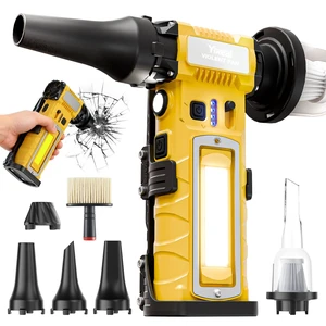 Rechargeable Air Duster 8000mAh, Electric Dust Blower with LED Work Light Cordless Computer Air Duster for PC Keyboard Car Vents Electronics Cleaner, Window Breaker Rechargeable Air Duster 8000mAh, Electric Dust Blower with LED Work Light Cordless Computer Air Duster for PC Keyboard Car Vents Electronics Cleaner, Window Breaker