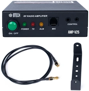 AMP-V25 Amplifier 20-40W Power Boost for VHF (136-174MHz) Compatible with Handheld Radios Amplifies Analog and Digital Modes Ideal for Mobile, Field, & Home Use AMP-V25 Amplifier 20-40W Power Boost for VHF (136-174MHz) Compatible with Handheld Radios Amplifies Analog and Digital Modes Ideal for Mobile, Field, & Home Use