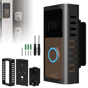 Anti-Theft Video Doorbell Mount, Easy Remove for Charging, Hidden Screws Metal alloy bracket with anti-theft design, 45°-135° doorbell angle mount, no-block sensor for front door security Anti-Theft Video Doorbell Mount, Easy Remove for Charging, Hidden Screws Metal alloy bracket with anti-theft design, 45°-135° doorbell angle mount, no-block sensor for front door security