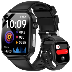Smart Watch for Men Women (Answer/Make Calls), 1.96" HD Screen Fitness Watch with Blood Pressure/Heart Rate/Sleep/Body Temperature/Stress Monitor, SOS Button, IP68 Waterproof Smart Watch for Men Women (Answer/Make Calls), 1.96" HD Screen Fitness Watch with Blood Pressure/Heart Rate/Sleep/Body Temperature/Stress Monitor, SOS Button, IP68 Waterproof