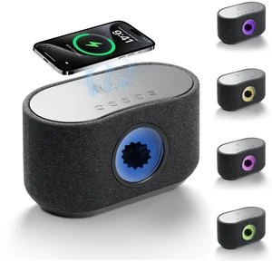 Ferrofluid Speaker with 15W Wireless Charging, 30W Power Bluetooth Speaker Music Audio Visualizer, Magnetic Fluid Display, Bassup Dual Stereo, Dynamic LED Light for PC/Desk Toy/Home/Office/Study Ferrofluid Speaker with 15W Wireless Charging, 30W Power Bluetooth Speaker Music Audio Visualizer, Magnetic Fluid Display, Bassup Dual Stereo, Dynamic LED Light for PC/Desk Toy/Home/Office/Study