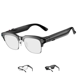 AI Smart Glasses with 8MP Camera, 1080P Anti-Shake HD Video, 2 Pairs of len, Real-Time Translation & Voice Assistant, Bluetooth Calls & Open-Ear Audio for Vlogging, Travel & Meetings AI Smart Glasses with 8MP Camera, 1080P Anti-Shake HD Video, 2 Pairs of len, Real-Time Translation & Voice Assistant, Bluetooth Calls & Open-Ear Audio for Vlogging, Travel & Meetings