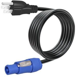 3-Prong NEMA 5-15P to PowerCON Cable 20A 3 Pin PowerCon Input Connector to NEMA 5-15P Connector Cord for Outdoor Stage Light LED Screen-1.8M/5.9 3-Prong NEMA 5-15P to PowerCON Cable 20A 3 Pin PowerCon Input Connector to NEMA 5-15P Connector Cord for Outdoor Stage Light LED Screen-1.8M/5.9