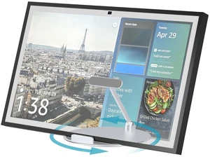Adjustable Stand for Echo Show 21 & Show 15, 90° Tilt, 360° Swivel Metal, No Assembly, Horizontal or Vertical Mode Screen Stand for Alexa Show 15, Easy to Use, Echo Show 15 Stand for Kitchen Adjustable Stand for Echo Show 21 & Show 15, 90° Tilt, 360° Swivel Metal, No Assembly, Horizontal or Vertical Mode Screen Stand for Alexa Show 15, Easy to Use, Echo Show 15 Stand for Kitchen
