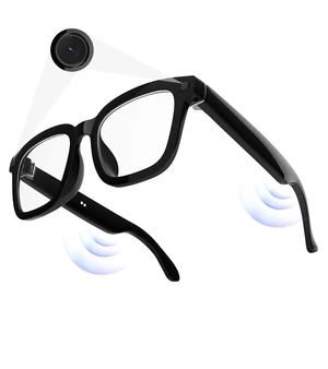 AI Smart Camera Glasses 1080P HD - Bluetooth Video Recording Glasses with Voice Control, Wearable Sport Camera Eyeglasses for Driving, Hiking, Outdoor & Open on Computer AI Smart Camera Glasses 1080P HD - Bluetooth Video Recording Glasses with Voice Control, Wearable Sport Camera Eyeglasses for Driving, Hiking, Outdoor & Open on Computer