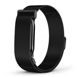 Stainless Steel Mesh Band Compatible with Google Fitbit Air Band Magnetic Metal Replacement Loop Strap for Fitbit Air Band, Milanese Adjustable Breathable Band for Women Men, Magnetic Clasp Stainless Steel Mesh Band Compatible with Google Fitbit Air Band Magnetic Metal Replacement Loop Strap for Fitbit Air Band, Milanese Adjustable Breathable Band for Women Men, Magnetic Clasp