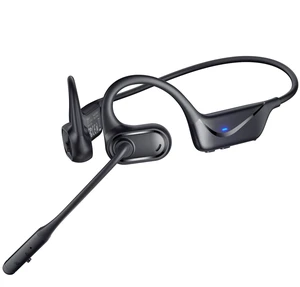 Bluetooth Headset with Microphone, Open Ear Headphones, Dual Connect Bluetooth 5.4 Headphones with Noise Cancelling & Mute, Wireless Headset with Mic for Work, Mobile, Tablets, Laptops - Black Bluetooth Headset with Microphone, Open Ear Headphones, Dual Connect Bluetooth 5.4 Headphones with Noise Cancelling & Mute, Wireless Headset with Mic for Work, Mobile, Tablets, Laptops - Black