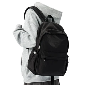 Simple Black School Backpack For Women Men Aesthetic Medium Backpack Lightweight Casual Daypack College Backpacks Cute Bookbag for Teens Girls Boys Basic Bagpack Simple Black School Backpack For Women Men Aesthetic Medium Backpack Lightweight Casual Daypack College Backpacks Cute Bookbag for Teens Girls Boys Basic Bagpack