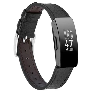 Genuine Leather Bands Compatible with Fitbit Inspire 3/Inspire 2/Inspire HR/Inspire,Soft Sport Straps Adjustable Replacement Wristbands for Women Men 01 Genuine Leather Bands Compatible with Fitbit Inspire 3/Inspire 2/Inspire HR/Inspire,Soft Sport Straps Adjustable Replacement Wristbands for Women Men 01