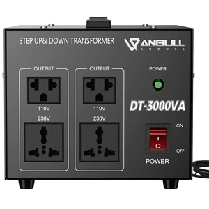 Voltage Converter 3000 Watt Voltage Transformer(110V to 230V,230V to 110V) Heavy Duty Transformer,Circuit Breaker Protection,(110V to 230V,230V to 110V)for Global Household Appliances Voltage Converter 3000 Watt Voltage Transformer(110V to 230V,230V to 110V) Heavy Duty Transformer,Circuit Breaker Protection,(110V to 230V,230V to 110V)for Global Household Appliances
