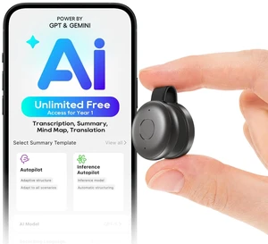 AI Voice Recorder, Wearable AI Note Taker, Transcribe & Summarize Coin-Sized Magnetic AI Note Taker for Meetings, Interviews & Team Collaboration, 118 Languages, App Control, USB-C Charging AI Voice Recorder, Wearable AI Note Taker, Transcribe & Summarize Coin-Sized Magnetic AI Note Taker for Meetings, Interviews & Team Collaboration, 118 Languages, App Control, USB-C Charging