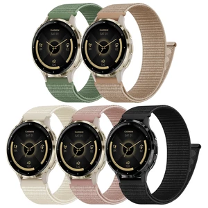 5 Pack Sport Loop Nylon Compatible with Garmin Venu 3S/Venu 2S, 18mm Soft Nylon Breathable Washable Replacement Wristband for Vivoactive 4S/Forerunner 255S/265S for Women Men 5 Pack Sport Loop Nylon Compatible with Garmin Venu 3S/Venu 2S, 18mm Soft Nylon Breathable Washable Replacement Wristband for Vivoactive 4S/Forerunner 255S/265S for Women Men