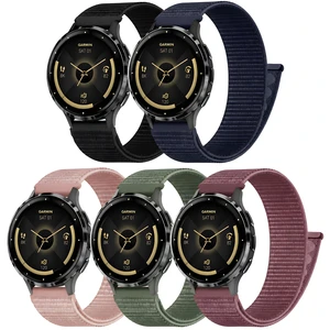 5 Pack Sport Loop Nylon Compatible with Garmin Venu 3S/Venu 2S, 18mm Soft Nylon Breathable Washable Replacement Wristband for Vivoactive 4S/Forerunner 255S/265S for Women Men 5 Pack Sport Loop Nylon Compatible with Garmin Venu 3S/Venu 2S, 18mm Soft Nylon Breathable Washable Replacement Wristband for Vivoactive 4S/Forerunner 255S/265S for Women Men