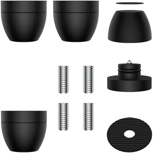 Audiocrast 4X HiFi Speaker Spikes Stand Feet Pads 30x33mm Isolation Feet, Aluminum Speaker Shock Absorber for Subwoofer Amp Turntables DAC Audiocrast 4X HiFi Speaker Spikes Stand Feet Pads 30x33mm Isolation Feet, Aluminum Speaker Shock Absorber for Subwoofer Amp Turntables DAC